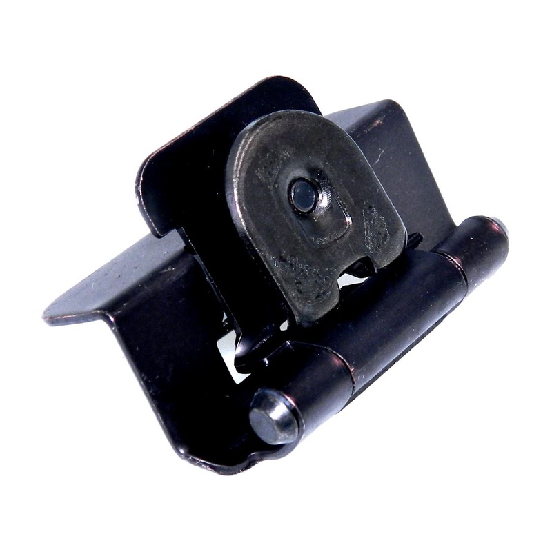 Pair Double Demountable Cabinet Hinges 1/2 Overlay Oil-Rubbed Bronze BPR8704ORB
