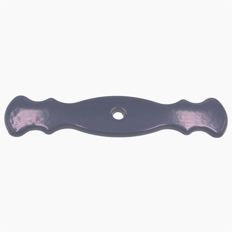 Amerock Anniversary Navy Blue 3 5/8 Oblong Cabinet Knob Backplate BP885-NB