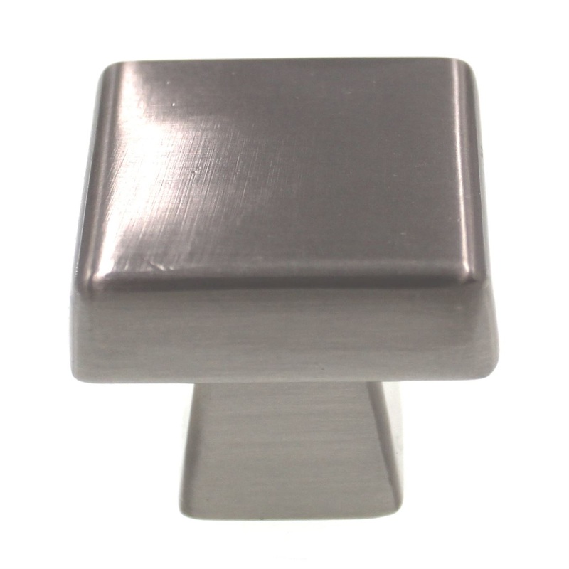 Amerock Blackrock Satin Nickel 1 1/2 Square Cabinet Knob BP55273G10
