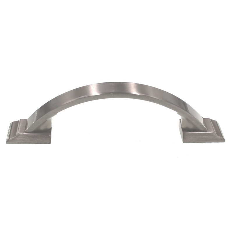 Amerock Candler Satin Nickel 3 Ctr. Cabinet Arch Pull Handle BP29349G10
