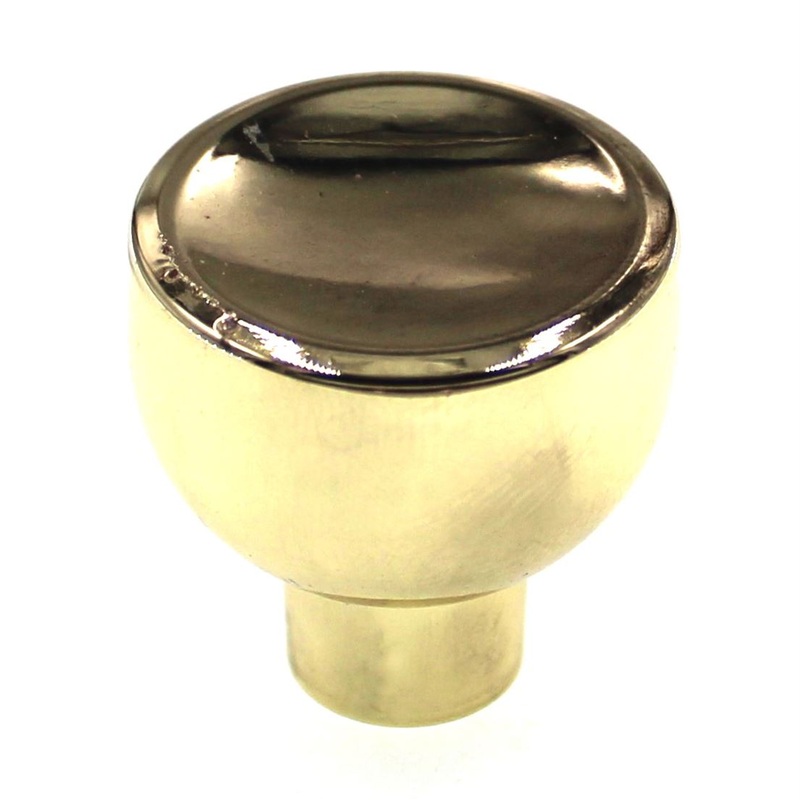 Amerock Contemporary Polished Brass 1 1/4 Round Cabinet Knob BP30661-3