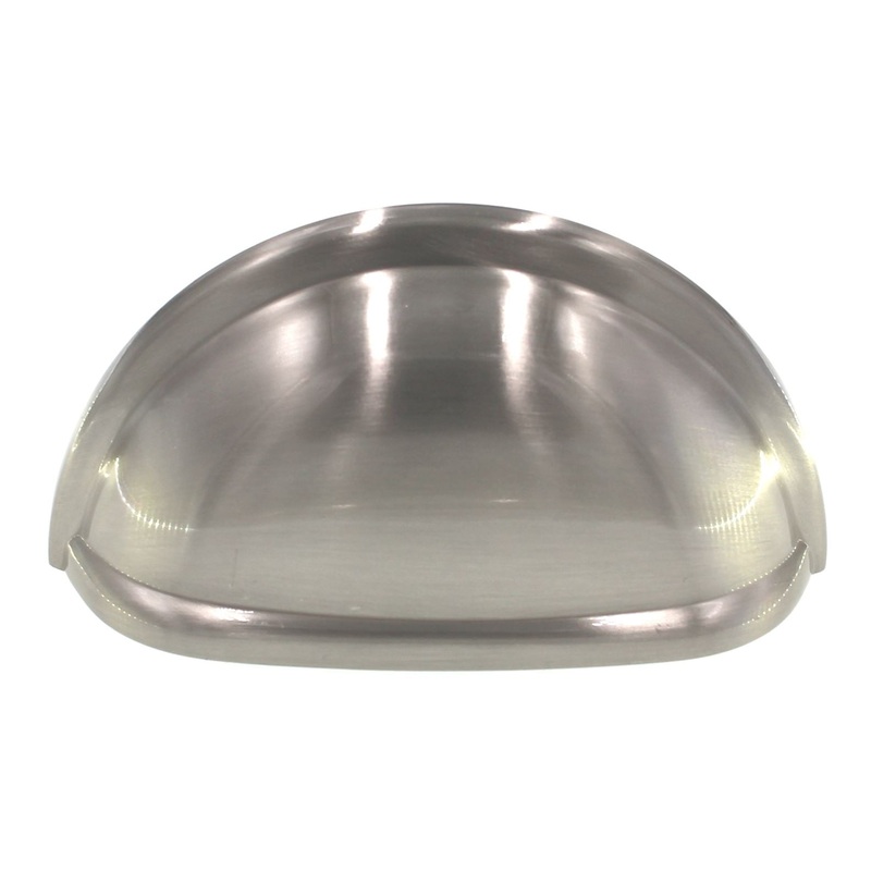 Amerock Cup Pulls Satin Nickel 3 Ctr. Drawer Cup Pull Handle BP53010G10