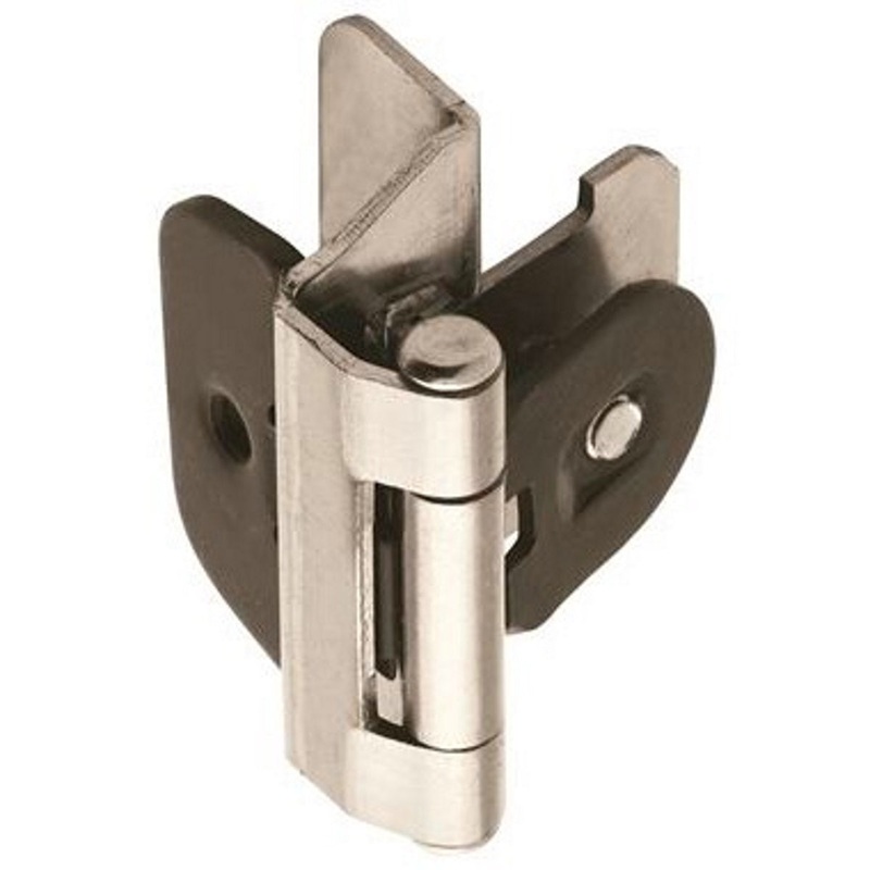 Amerock Double Demountable Cabinet Hinge 1/4 Overlay Sterling Nickel CM8701-G9