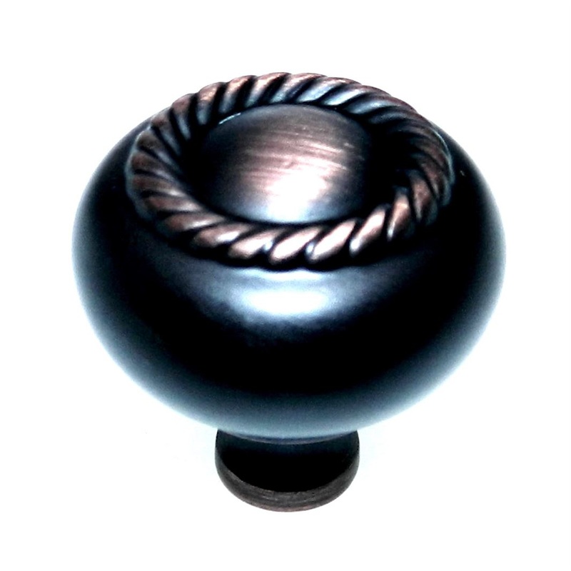 Amerock Everyday Heritage Oil-Rubbed Bronze 1 1/4 Rope Cabinet Knob BP53471ORB