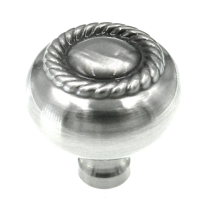 Amerock Everyday Heritage Satin Nickel 1 1/4 Rope Cabinet Knob BP53471G10
