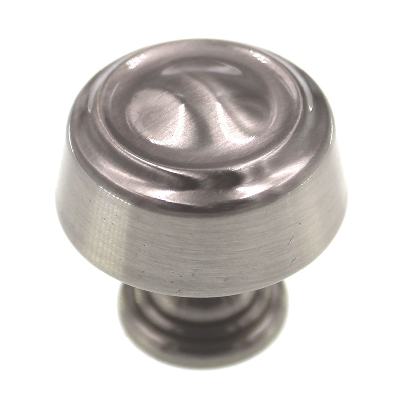 Amerock Kane Satin Nickel 1 3/16 Round Cabinet Knob BP53700G10