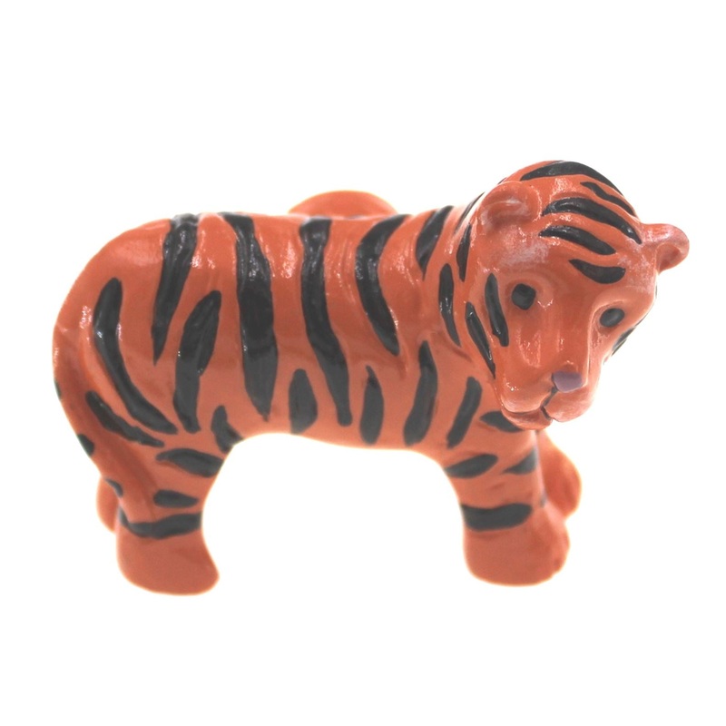Amerock Kid’Z Hand Painted Orange 2 1/8 Tiger Cabinet Knob BP9368-HP