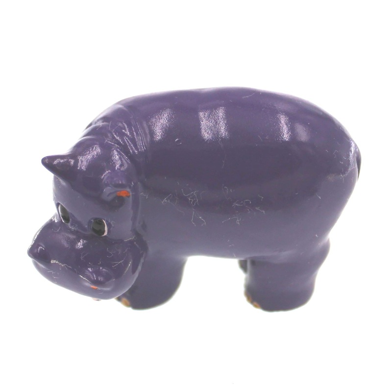 Amerock Kid’Z Hand Painted Violet 2 1/4 Hippo Cabinet Knob BP9354-HP