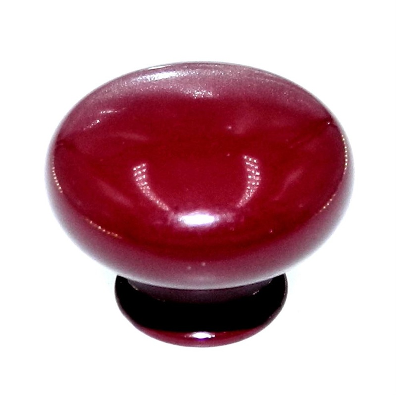 Amerock Legacy Cranberry Red 1 1/8 Round Cabinet Knob BP770-CRB
