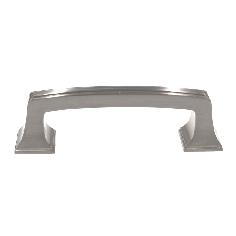 Amerock Mulholland Satin Nickel 3 Ctr. Cabinet Pull Handle BP53030G10