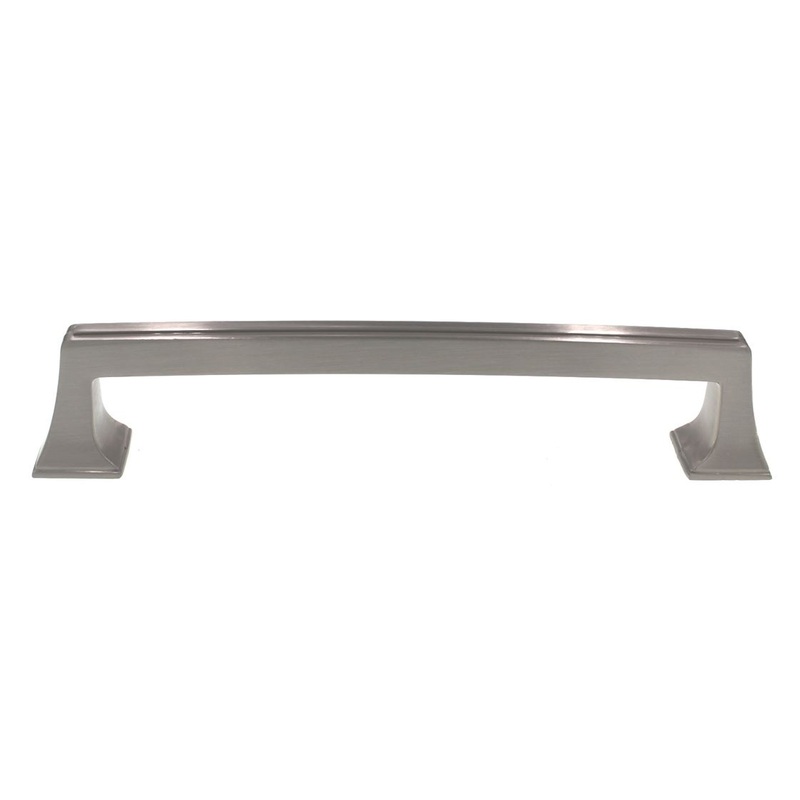 Amerock Mulholland Satin Nickel 6 1/4 (160mm) Ctr. Cabinet Pull BP53530G10