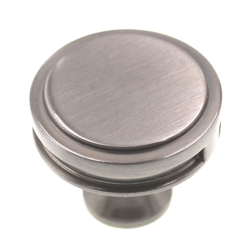 Amerock Oberon Satin Nickel 1 3/8 Flat Top Cabinet Knob BP36603G10