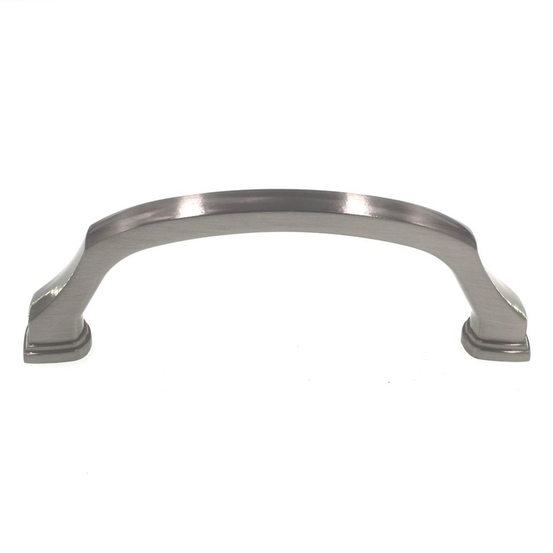 Amerock Revitalize Satin Nickel 3 3/4 (96mm) Ctr Cabinet Pull Handle BP55344G10