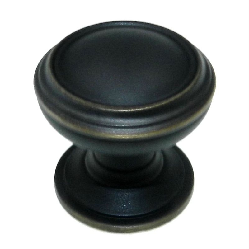 Amerock Revitalize Venetian Bronze 1 1/4 Ringed Cabinet Knob BP55342VB