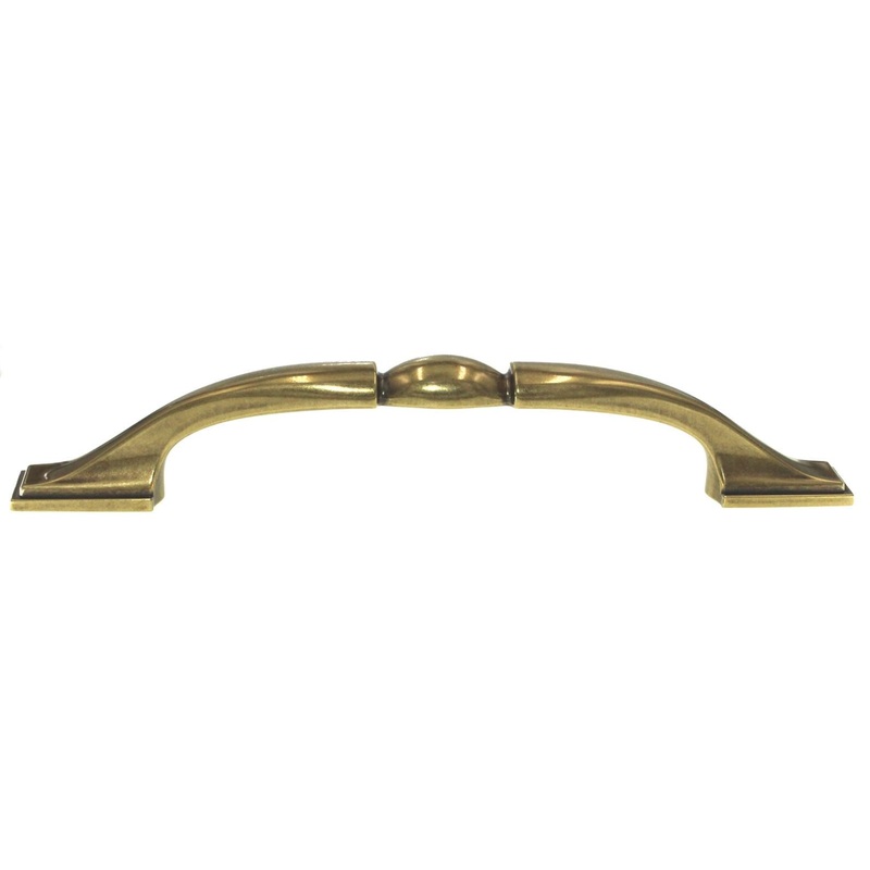 Amerock Sterling Traditions Burnished Brass 8 Ctr. Appliance Pull BP54004-O77