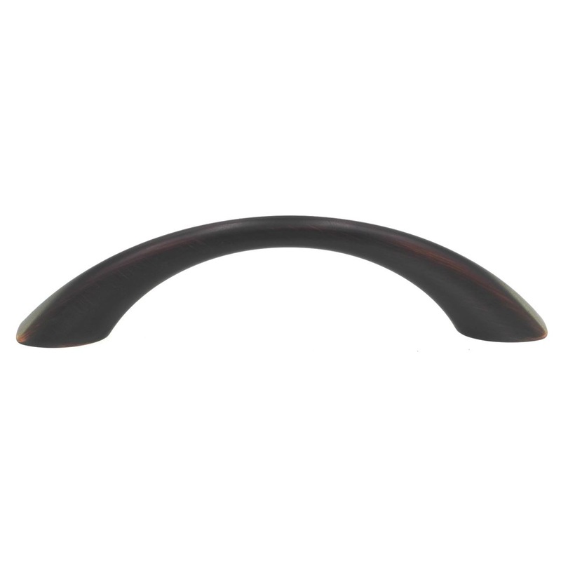 Amerock Vaile Oil-Rubbed Bronze 3 3/4 (96mm) Ctr. Cabinet Arch Pull BP53003ORB