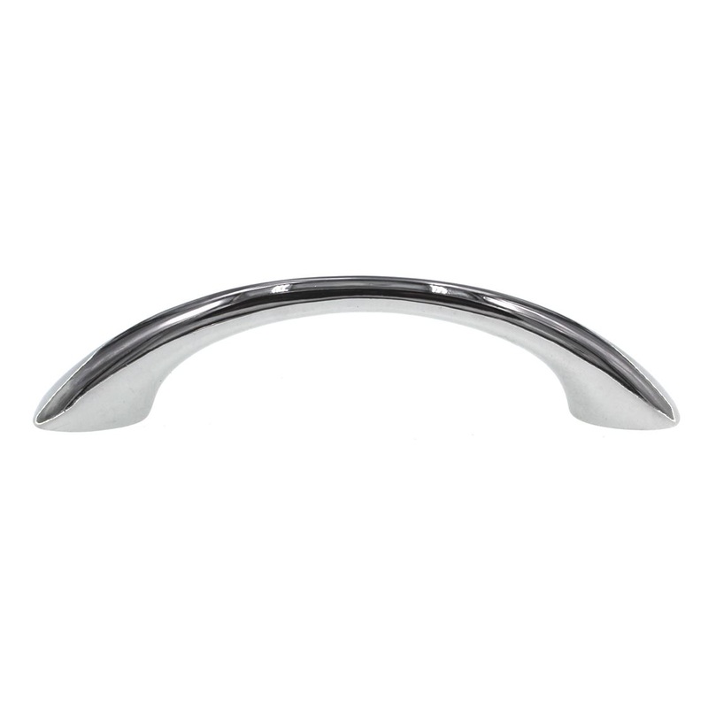 Amerock Vaile Polished Chrome 3 3/4 (96mm) Ctr. Cabinet Arch Pull BP5300326