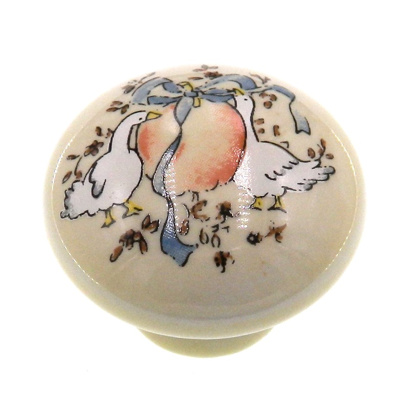 Belwith Marmalade Almond Multi-colored 1 1/2 Goose Duck Cabinet Knob P552-ML