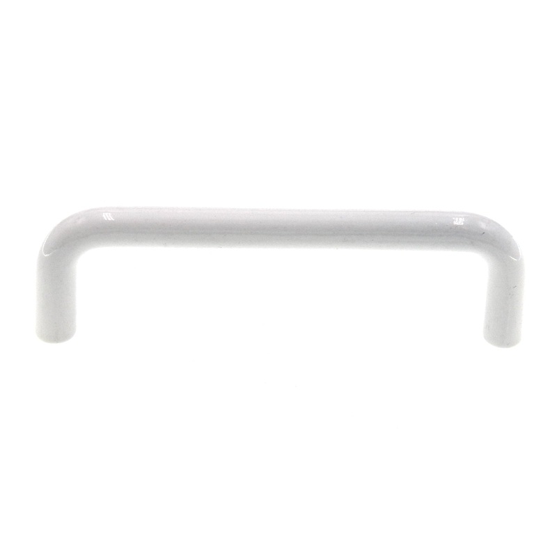 Belwith Midway White Smooth 3 1/2 Ctr. Cabinet Wire Pull Handle PW354-24