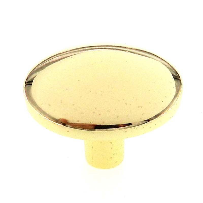 Belwith Sunnyside Polished Brass 1 1/4 Round Cabinet Knob
