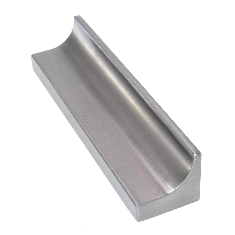Belwith Swoop Satin Nickel 3, 3 3/4 (96mm), 5 (128mm) Ctr. Cup Pull P3332-SN