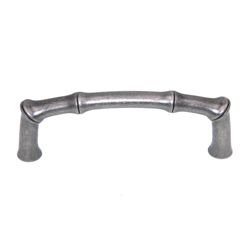 Hickory Hardware Bamboo Black Nickel Vibed 3 Ctr. Cabinet Arch Pull P3444-BNV