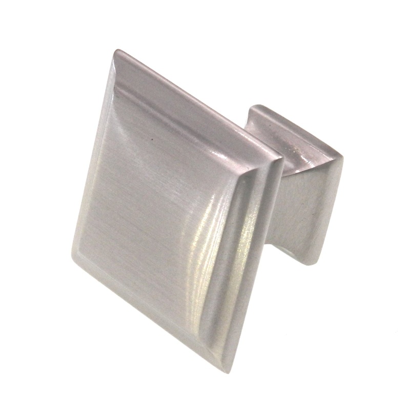 Hickory Hardware Designer Satin Nickel 1 1/4 Square Cabinet Knob