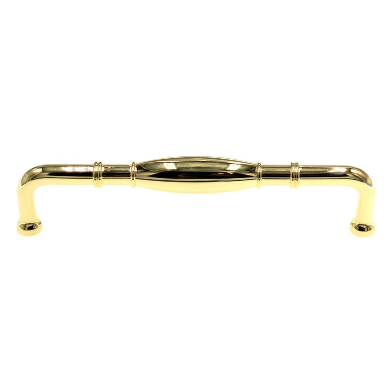 Hickory Hardware Williamsburg Polished Brass 5 (128mm) Ctr. Pull P3052-PB