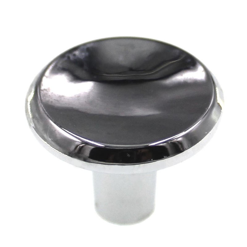 Merit By Amerock 1960’s Polished Chrome 1 1/16 Round Cabinet Knob BP151426