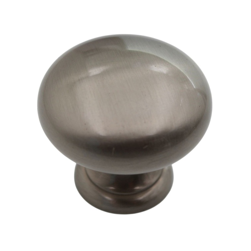 10 Pack Amerock Satin Nickel 1 1/4 Solid Brass Cabinet Knob BP1950G10