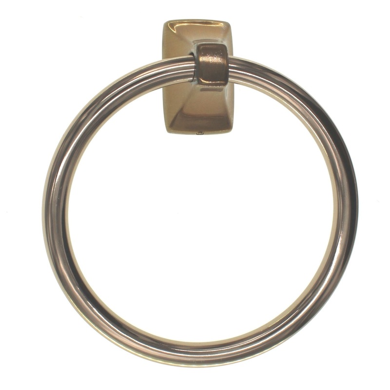 Amerock Accents Antique Brass 6 Metal Bath Towel Ring Wall Mounted 52202