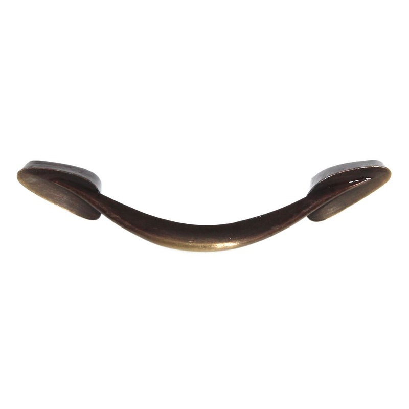 Amerock Allison Antique Brass 2 3/4 Ctr. Leaf Cabinet Pull 1496ABS