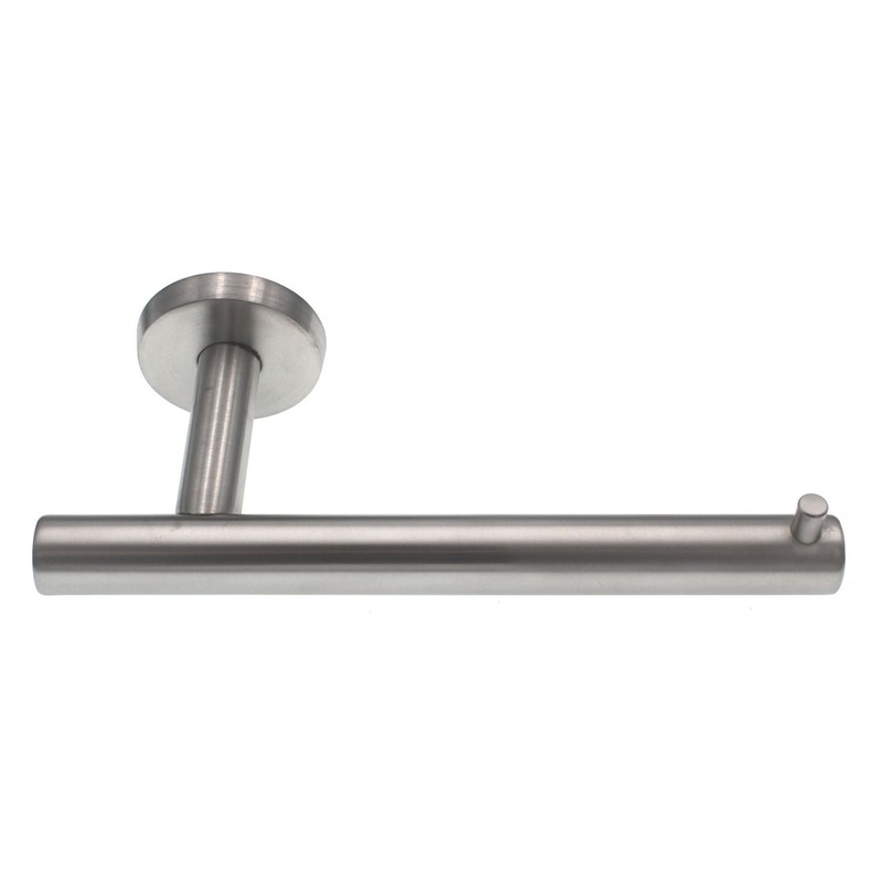 Amerock Arondi Single Post Toilet Tissue Holder Stainless Steel BH26540SS