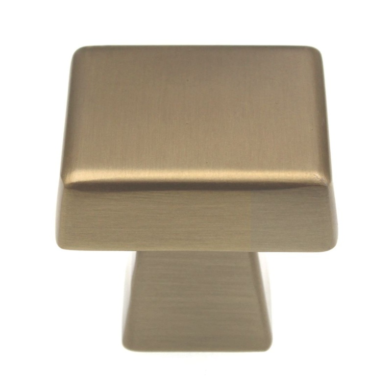 Amerock Blackrock 1 1/2 Square Cabinet Knob Golden Champagne BP55273BBZ