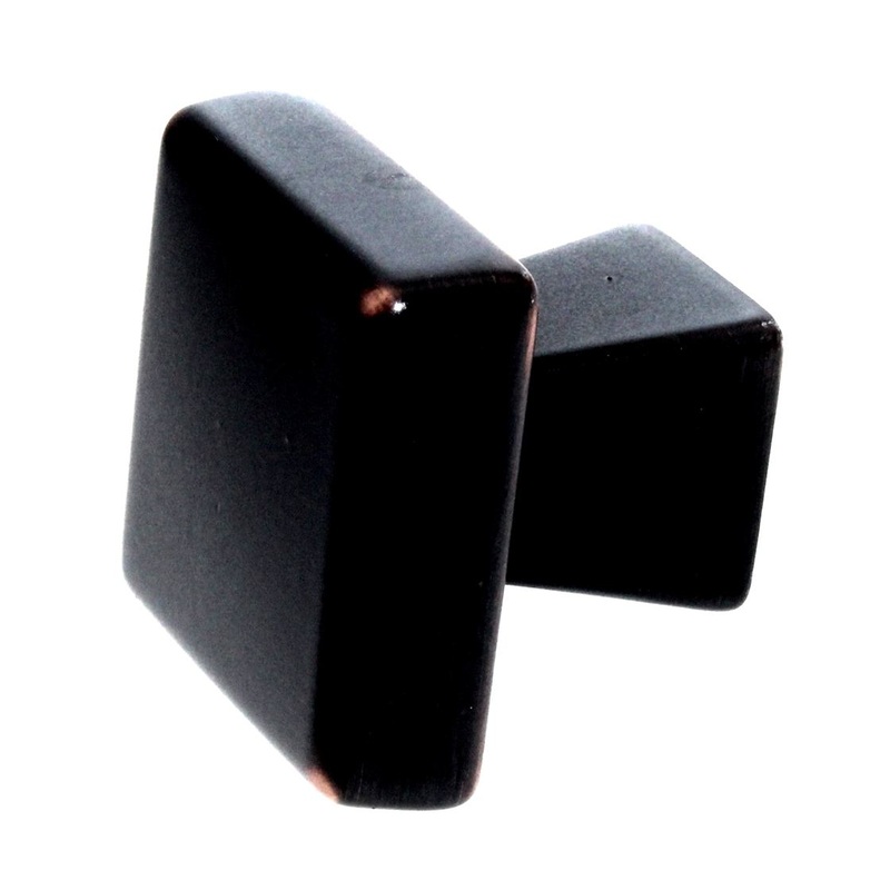 Amerock Blackrock 1 1/2 Square Cabinet Knob Oil-Rubbed Bronze BP55273ORB