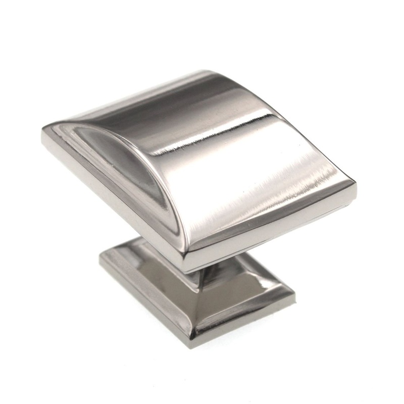 Amerock Candler 1 1/2 Rectangle Cabinet Knob Polished Nickel BP29368PN
