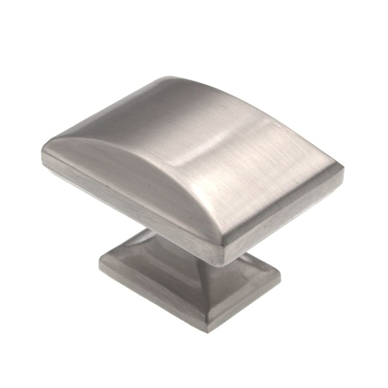 Amerock Candler 1 1/2 Rectangle Cabinet Knob Satin Nickel BP29368G10