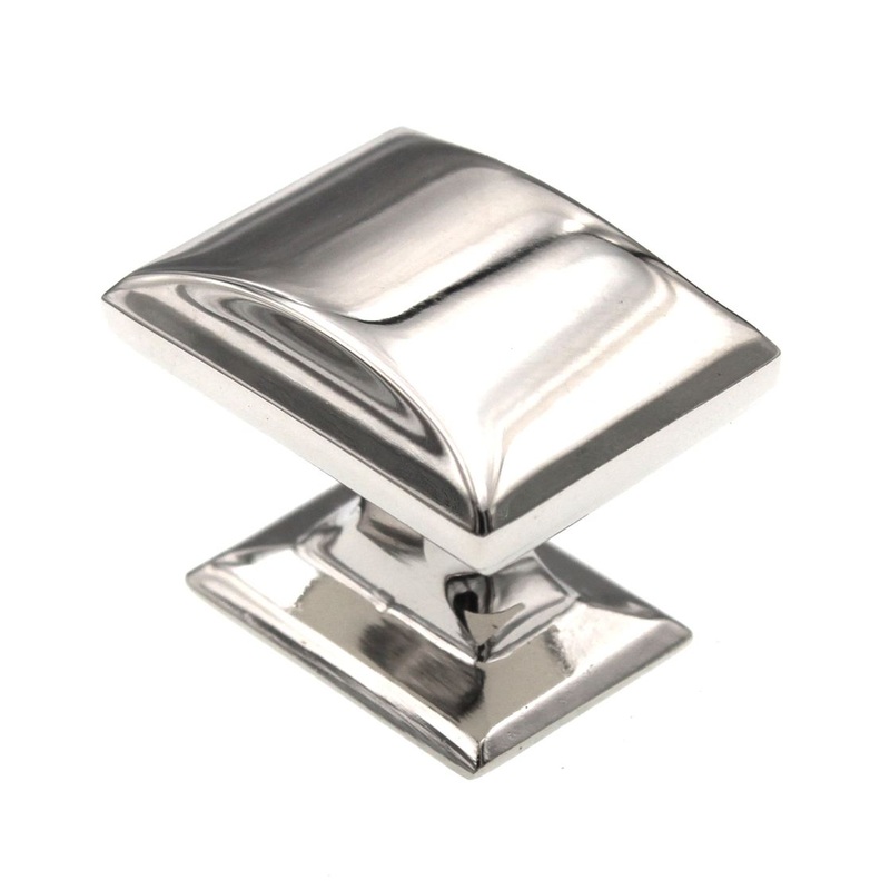 Amerock Candler 1 1/4 Rectangle Cabinet Knob Polished Nickel BP29340PN