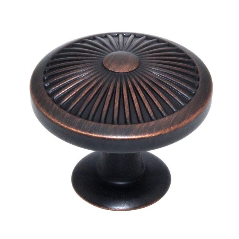 Amerock Crawford 1 3/8 Round Cabinet Knob Oil-Rubbed Bronze BP36613ORB