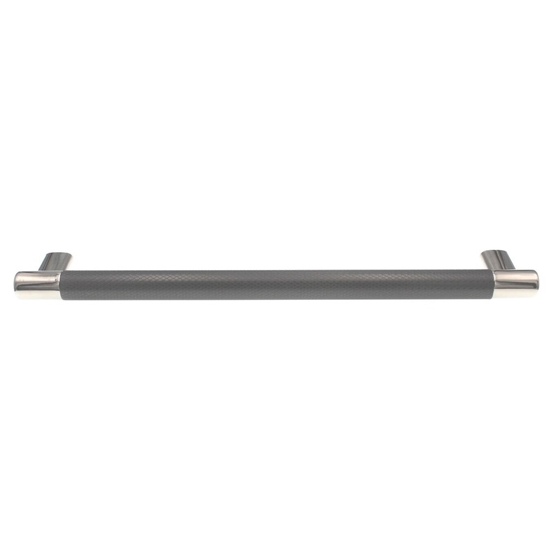 Amerock Esquire 10 1/16 (256mm) Ctr Pull Polished Nickel Gunmetal BP36560PNGM