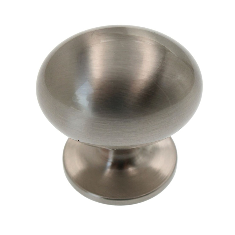 Amerock Everyday Heritage 1 3/8 Oval Cabinet Knob Satin Nickel BP53018G10