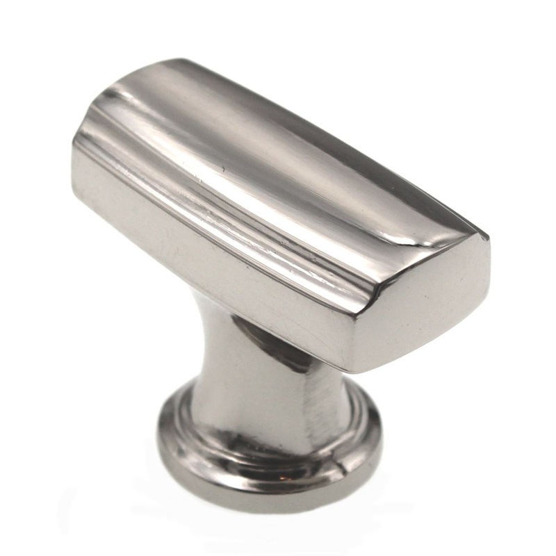 Amerock Highland Ridge 1 3/8 Rectangle Cabinet Knob Polished Nickel BP55311PN