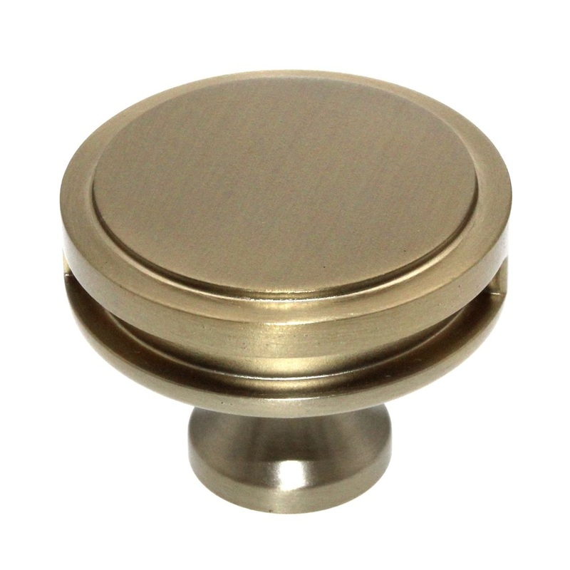 Amerock Oberon 1 3/4 Round Cabinet Knob Golden Champagne BP36604BBZ