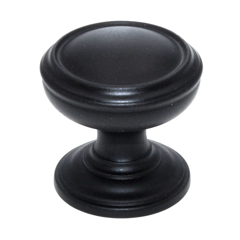Amerock Revitalize 1 1/4 Round Cabinet Knob Black Bronze BP55342BBR