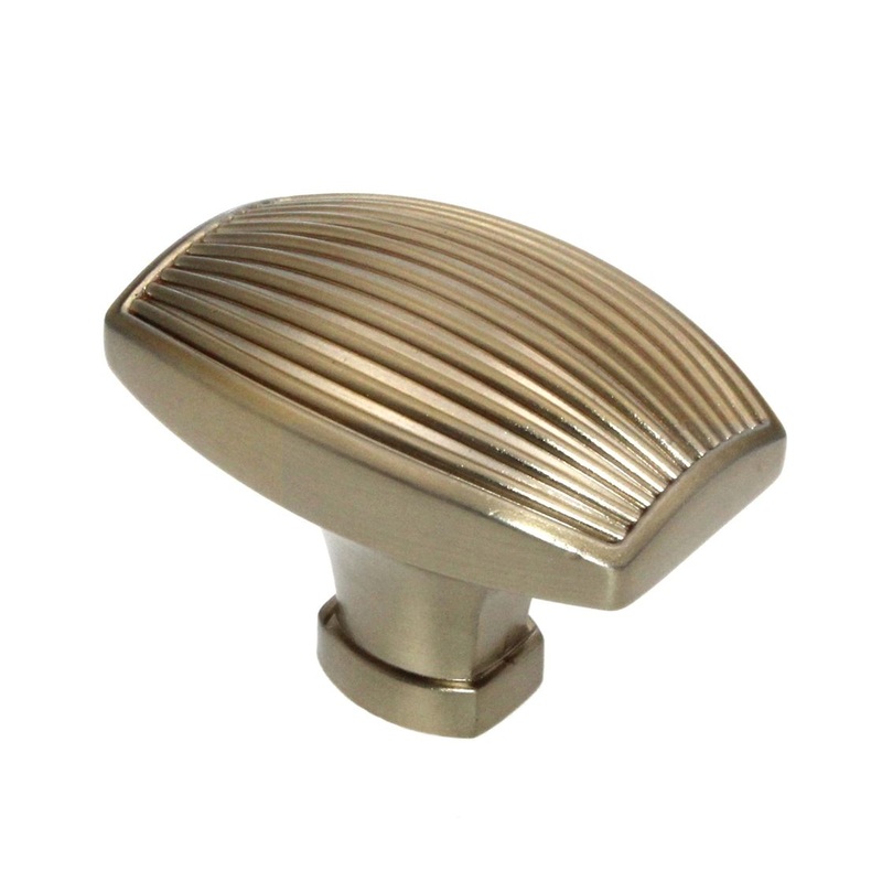 Amerock Sea Grass 1 3/4 Rectangle Cabinet Knob Golden Champagne BP36617BBZ