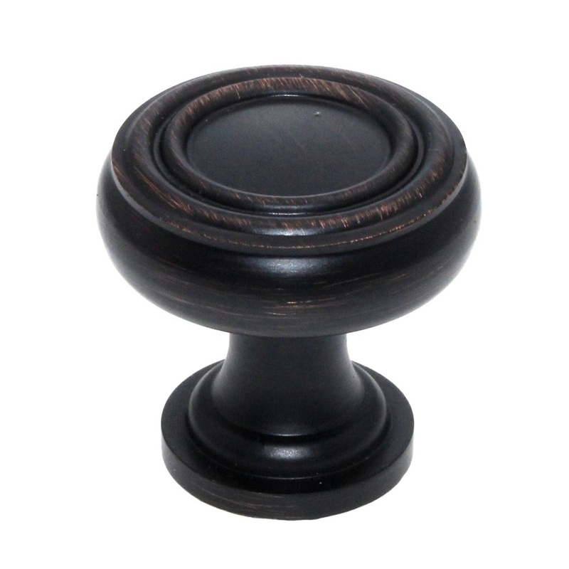 Amerock Ville 1 1/8 Round Cabinet Knob Oil-Rubbed Bronze BP36774ORB