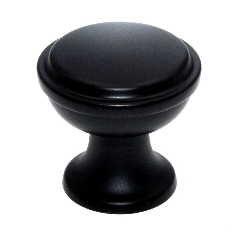 Amerock Westerly 1 3/16 Round Cabinet Knob Black Bronze BP53718BBR