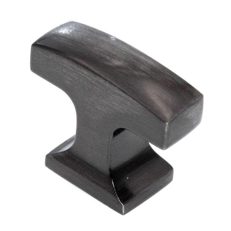 Amerock Westerly 1 5/16 Rectangle Cabinet Knob Graphite BP53717GPH