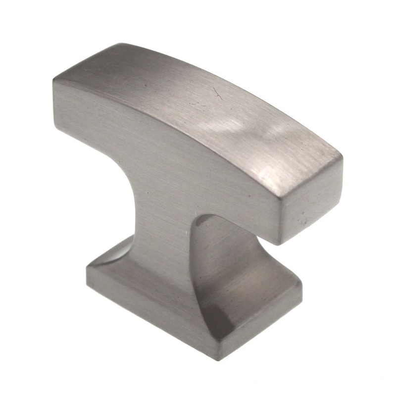 Amerock Westerly 1 5/16 Rectangle Cabinet Knob Satin Nickel BP53717G10