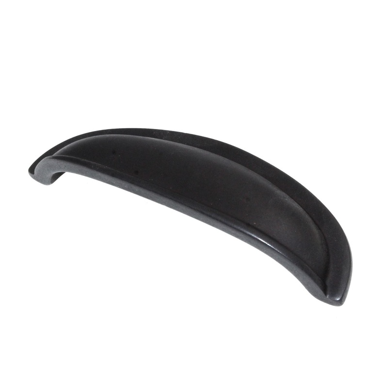 Classic Brass Hutter 3 Ctr Wide Drawer Cup Pull 1263